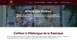 Création site web Perpignan - Mille & une Coiffure