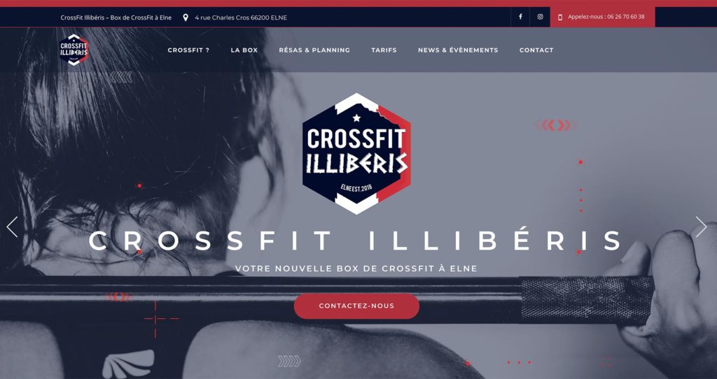 Création site web - CrossFit Illibéris