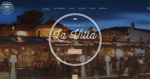 Création site web - Restaurant La Villa