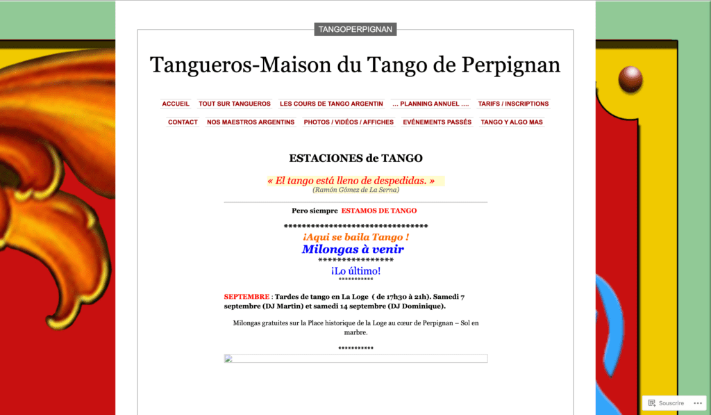 Avant la refonte : Tangueros Perpignan
