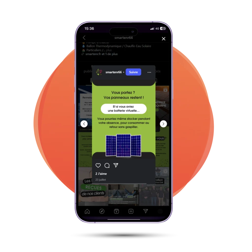Gestion des réseaux sociaux de SMART ENR