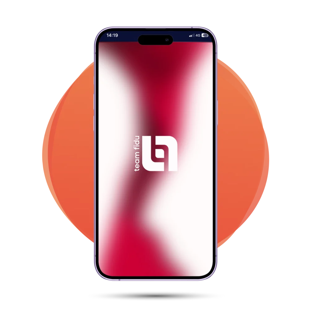 Logo Team Fidu sur téléphone