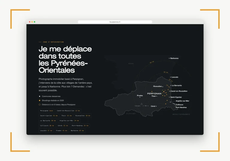 La zone d’intervention en carte